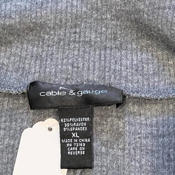 Cable & Gauge button up cardigan sweater. Size XL. - Picture 5 of 6